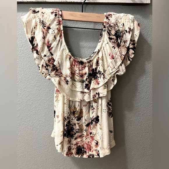 Love Stitch Top Small - boho - off shoulder - Picture 3 of 6